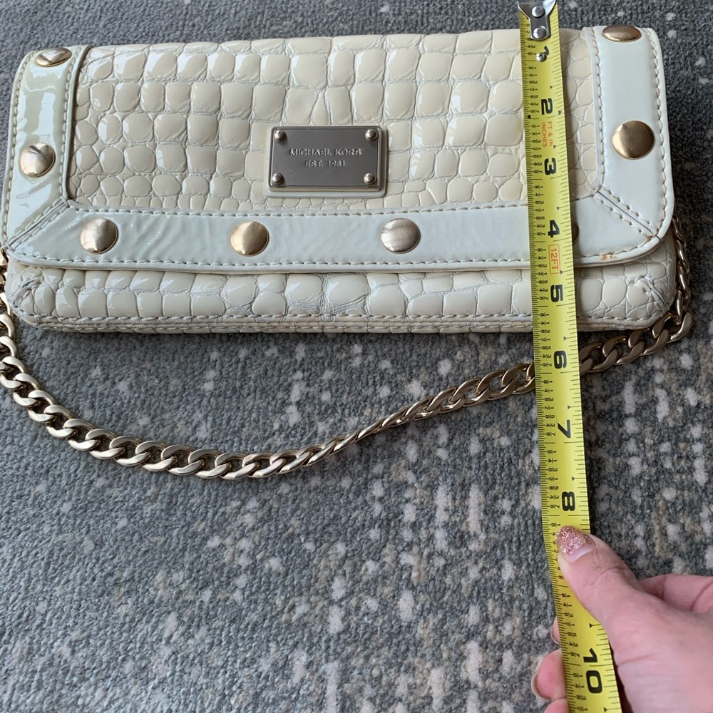 Michael Kors Special Edition Embossed Patent Leather Clutch - Picture 7 of 8